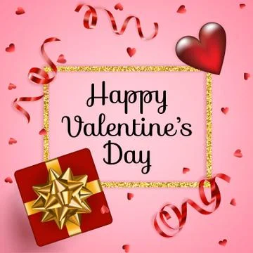 Valentines day card Stock Illustration