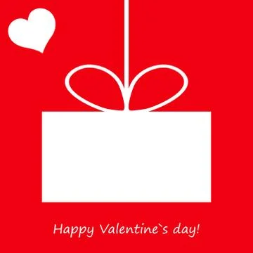 Valentine's day card Stock Illustration