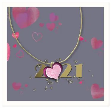 Valentines day collage Stock Illustration