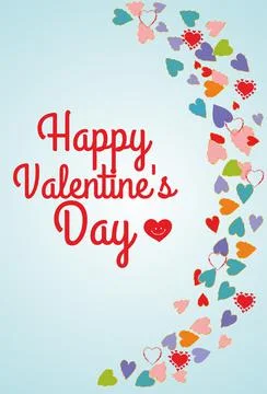 Valentine's Day composition, Stock Illustration