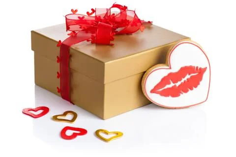 Valentines day composition Stock Photos