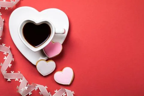 Valentines day composition Stock Photos