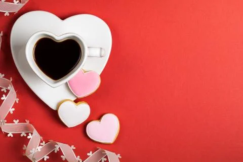 Valentines day composition Stock Photos