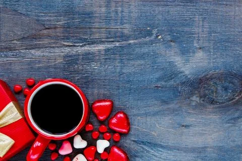 Valentine's day composition Stock Photos