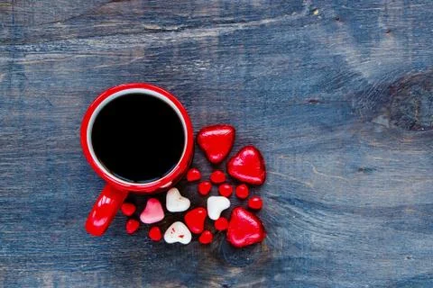 Valentine's day composition Stock Photos