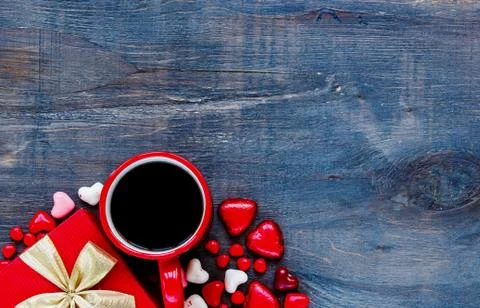 Valentine's day composition Stock Photos