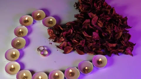 Valentine's day concept 2 versions Stock Footage 169887615