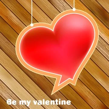 Valentine's day concept with copyspace. + EPS8 Illustrazione stock