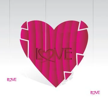 Valentines day concept Stock Illustration