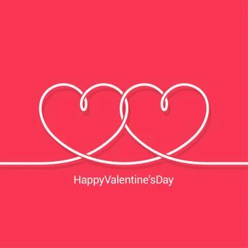 Valentines day concept vector background Stock Illustration