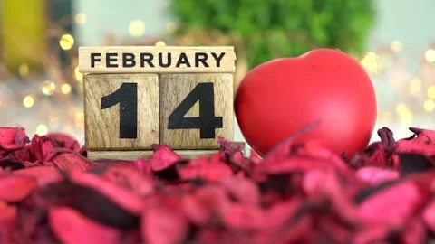 Valentines day concept video Video stock 232570665