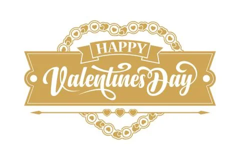Valentines day design element Stock Illustration