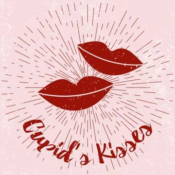 Valentines Day design elements Stock Illustration