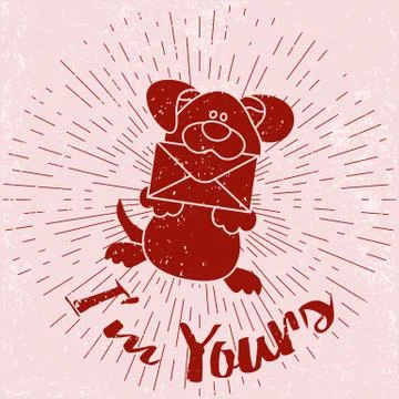 Valentines Day design elements Stock Illustration