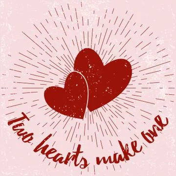 Valentines Day design elements Stock Illustration