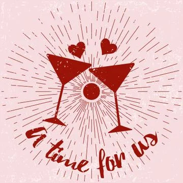 Valentines Day design elements Stock Illustration