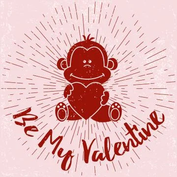 Valentines Day design elements Stock Illustration