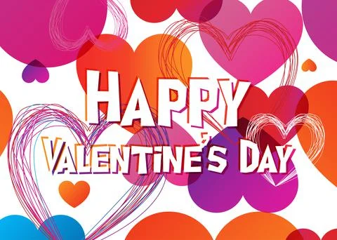 Valentines Day design Stock Illustration