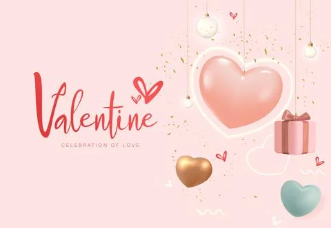 Valentine's Day Design Illustrazione stock