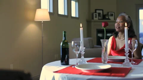 Valentine's Day dinner Stock Footage 61663561