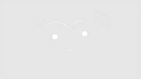 Valentine's Day Doodle Alpha Background Stock Footage 169909621