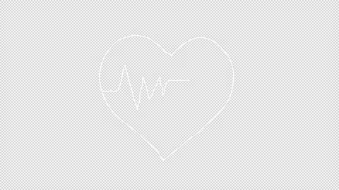Valentine's Day Doodle Alpha Background Stock Footage 169909638