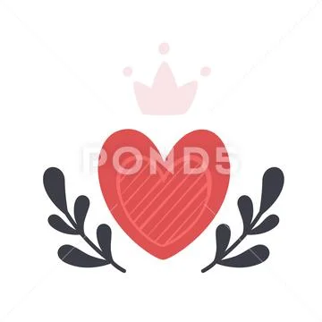 valentine clip art crowns