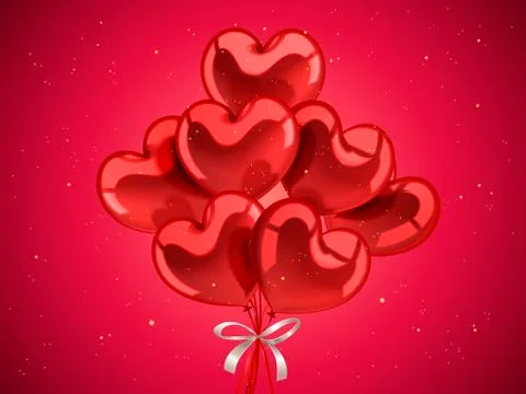 Valentine's day elements Stock Illustration