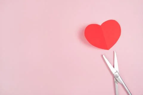 Valentines day flatlay Stock Photos