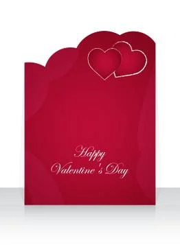 Valentines day flyer Stock Illustration