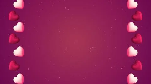 Valentine's day frame background with copyspace Ilustración de archivo