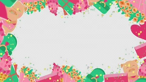 Valentine’s Day Frame 動画素材 169174252