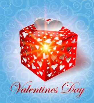Valentine's day gift Stock Illustration