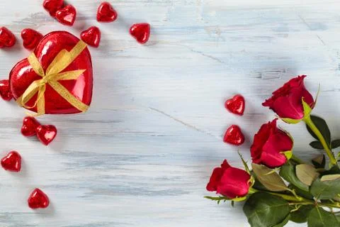 Valentines day gift. Stock Photos