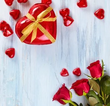 Valentines day gift. Stock Photos