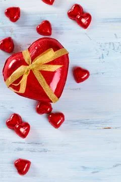 Valentines day gift. Stock Photos