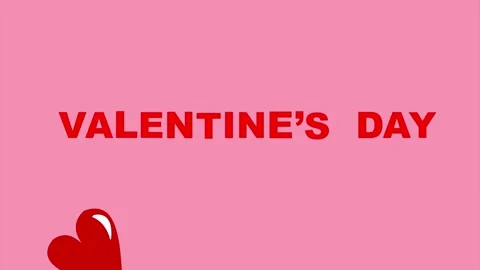 Valentine's Day Graphics Stock Footage 260539906