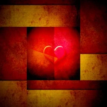 Valentines day, heart background Stock Illustration