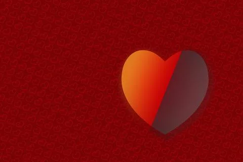 Valentines day heart icon pattern background. Love romantic theme. Abstract t Stock Photos