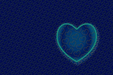 Valentines day heart icon pattern background. Love romantic theme. Abstract t Stock Photos