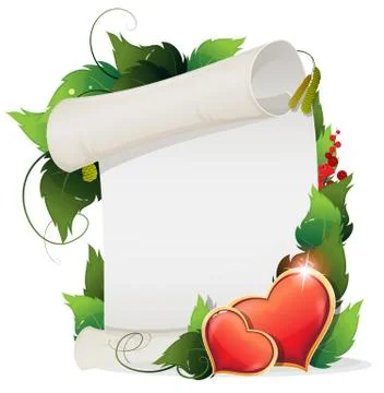 Valentines Day Invitation Stock Illustration