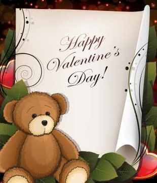 Valentines Day invitation Stock Illustration