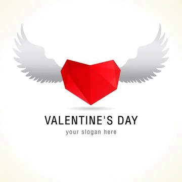 Valentine's Day logo Illustrazione stock