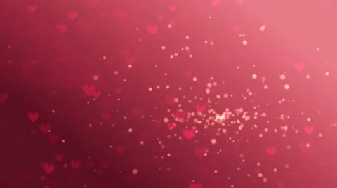Valentine's day loopable abstract background Stock Footage 18920312