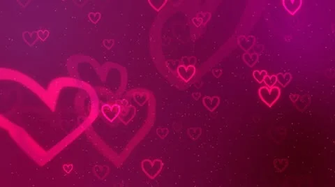 Valentine's day loopable abstract background 库存影片 18921887