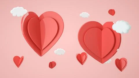 Valentine's Day mock up scene. Shape for display product, present and adver.. Illustrazione stock