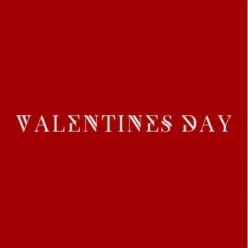 Valentines Day modern background text logos Stock Illustration