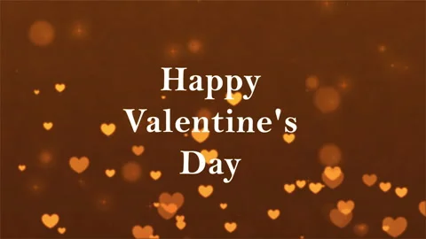 Valentine's Day opening animation Video stock 146017372