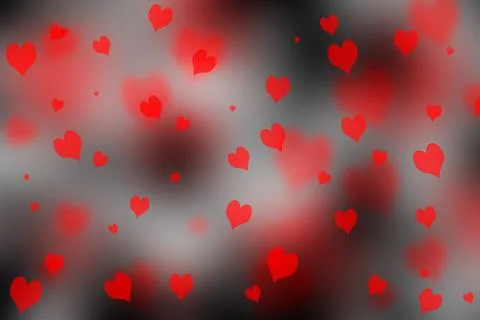 Valentine's day or wedding background with hearts. Decorative, romantic love  Stock Illustration