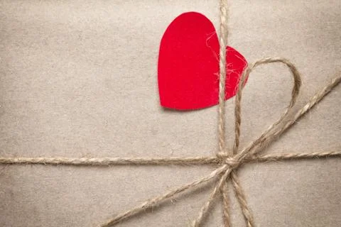 Valentines day parcel Foto stock